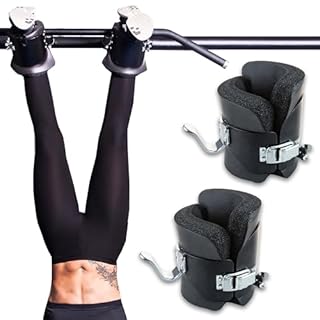 -C.P. Sports - Cavigliere antigravitazionali per l’inversione e la sospensione, con sistema di bloccaggio