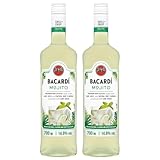Bacardi Mojito ron PreMezclado, 700ml (Paquete de 2)
