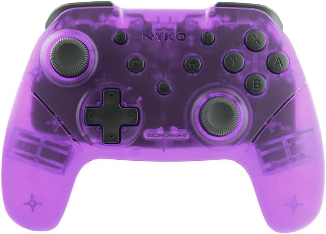 Nyko Wireless Core Controller - Bluetooth Pro Controller Alternative with Turbo and Android/PC Compatibility for Nintendo Switch - Purple