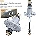 BOSFLAG 2 Pack AM143469 Spindle Assembly Replaces John Deere AM143469 Spindle Assembly John Deere AM136733 Spindle Assembly AM134292 for John Deere Z225 Spindle John Deere X300 Spindle