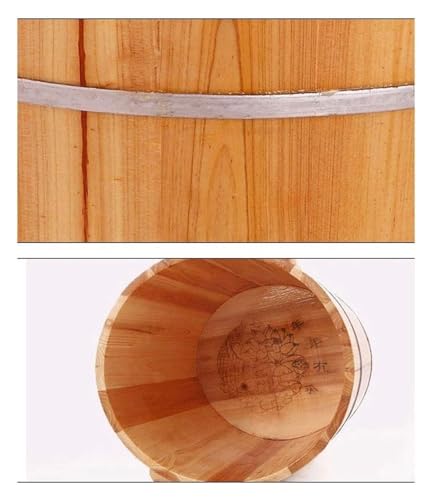Tina de Madera Natural para Masaje y Relajación de Pies miniatura 5