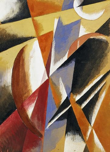 Décor art mural classique avec tableau moderne Lyubov Popova toile 60x90cm