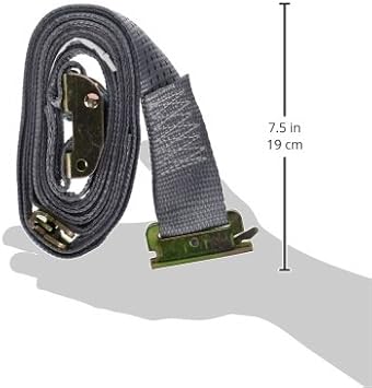 Monster Trucks MT10202 Webbed Polyester Strap with Cambuckle, 16ft, Gray