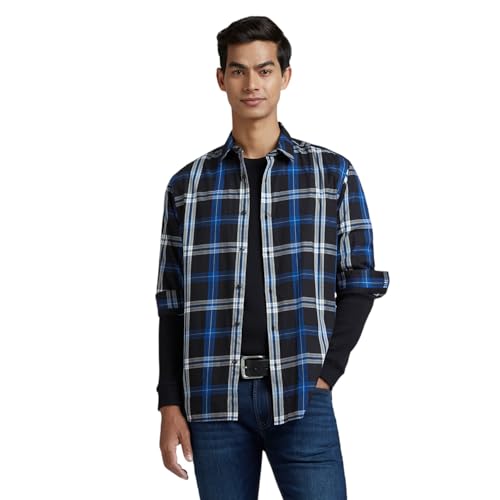 Image of Pepe Jeans Men's Regular Fit Full Sleeve Checkered Cotton Casual Shirt | Check Shirt for Man | Smart & Stylish | Multiple Styles | Mens Casual Shirts