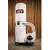 JET Vortex Cone Dust Collector, 30-Micron Bag Filter, 1-1/2 HP, 115/230V 1Ph (DC-1100VX-BK)