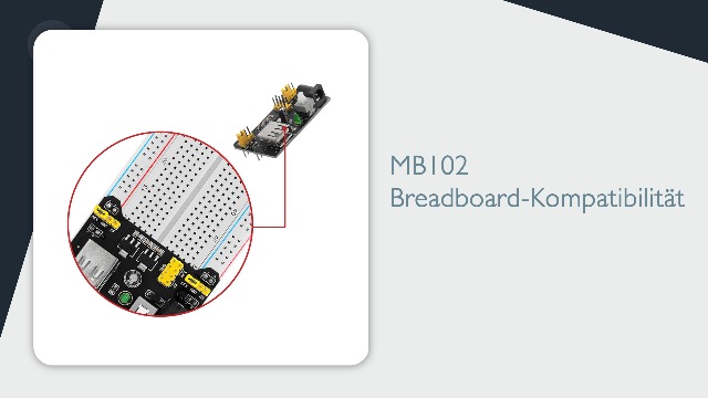 Breadboard-Netzteil Mit USB-Anschluss - 5V/3.3V Spannungsversorgung Für Elektronik-Projekte