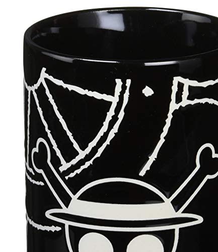 金正陶器 ワンピース 海賊旗 ジョッキ 600ml ブラック 122197