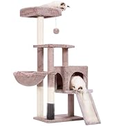 Amazon | Heybly キャットタワー 子猫とシニア猫に最適 超スリム