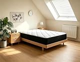 IZTOSS Materasso Singolo 80x190x12 in Schiuma di Comfort a 7 Zone...