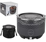 Summit B & Co Alfresco Smokeless BBQ Grill in Slate Grey with Handy Carry Case