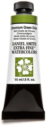 DANIEL SMITH Extra Fine Watercolor Paint, 15ml Tube, Chromium Green Oxide, 284600024