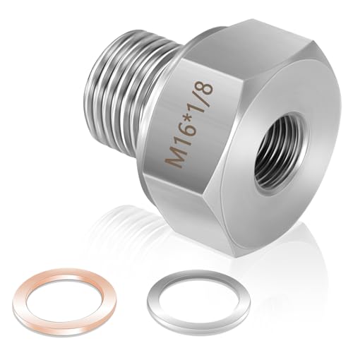 FANOVO LS Oil Pressure Adapter: M16x1.5 to 1/8 NPT