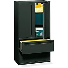 HON 785LSS 700 Series 36 by 19-1/4-Inch Lateral File with Storage Cabinet, Charcoal