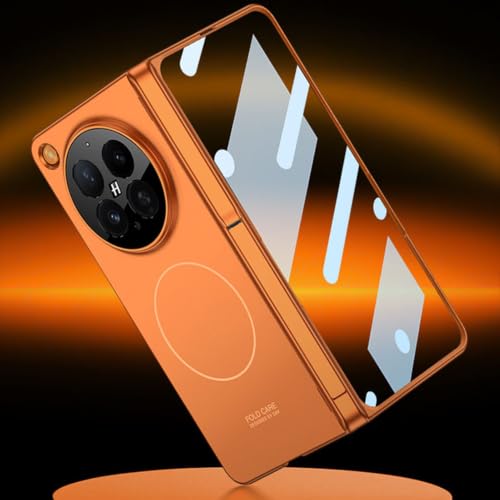 Coque Oppo Find N6 avec charnière et protège-écran espion gris - 8
