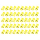 Bulevisiter 50 Stück Drahtverbinder Terminal Crimp-Set Quick Connect Design Isolierung Piercing Technologie für Heimverdrahtungsprojekte (gelb)