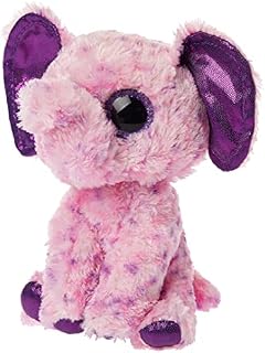 Ty Eva Elephant Beanie Boos 6" | Beanie Baby Soft Plush Toy | Collectible Cuddly Stuffed Teddy