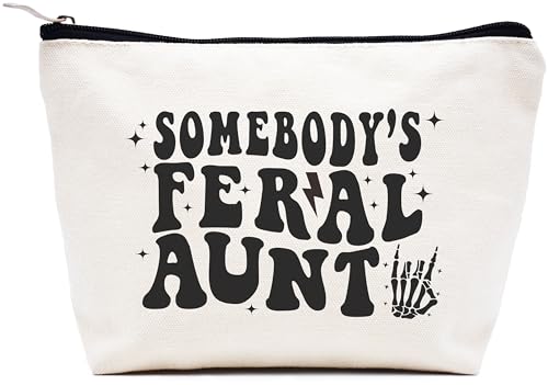 LIBIHUA Auntie Gifts Makeup & Travel Bag