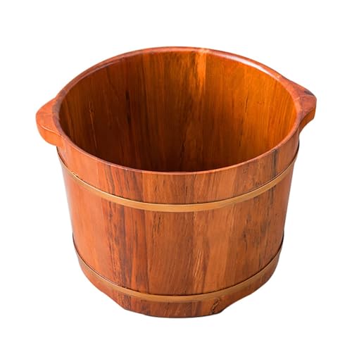 Balde para baño de pies de madera sólida 40 cm
