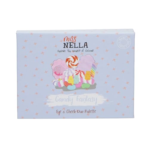 Kids Makeup Set including Eyeshadow/Blush Palette with mirror and brush (Candy Fantasy) - Image 4