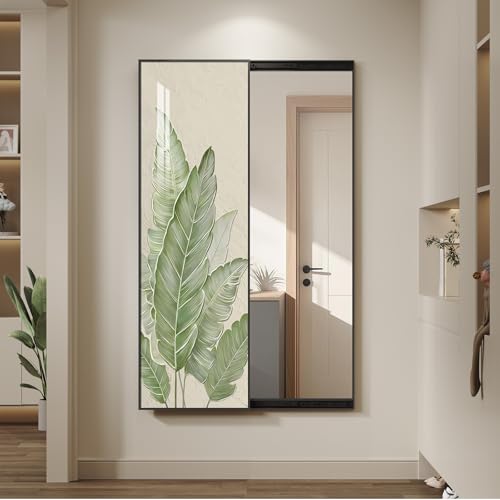 Green Sliding Full Length Mirror