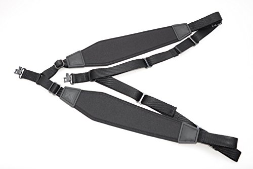GrovTec GTSL24 Padded 48-Inch Backpack Sling with Swivels (Black)