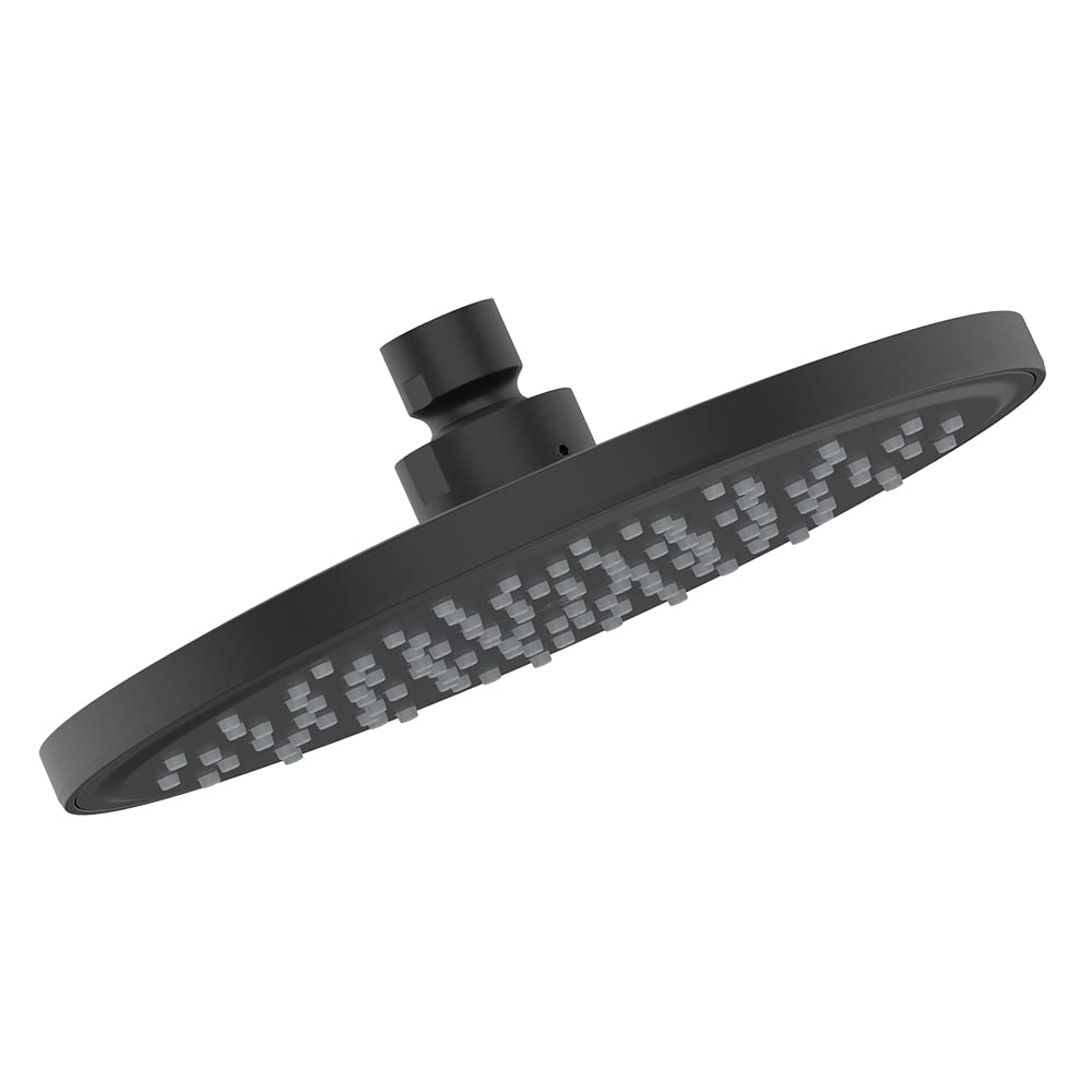 Ideal Standard Idealrain 200mm Round Rainshower Head, BD140XG, Silk Black