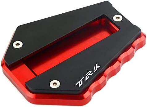 JDDRUS Parts, soporte lateral CNC para motocicleta, placa ampliada, soporte ampliable, extensión para Benelli TRK502 TRK 502 (color rojo)
