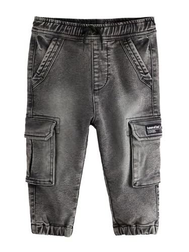 NEXT Niños Vaqueros Cargo cómodos Gris Denim 2 Años-3 Años