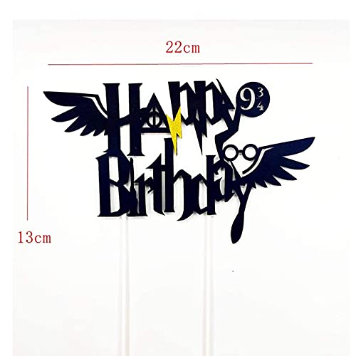 Tovenaar Verjaardagstaart Toppers, Tovenaar Thema Taart Decoraties, Harry Potter Taart Toppers, voor Verjaardagsfeest… - Image 8