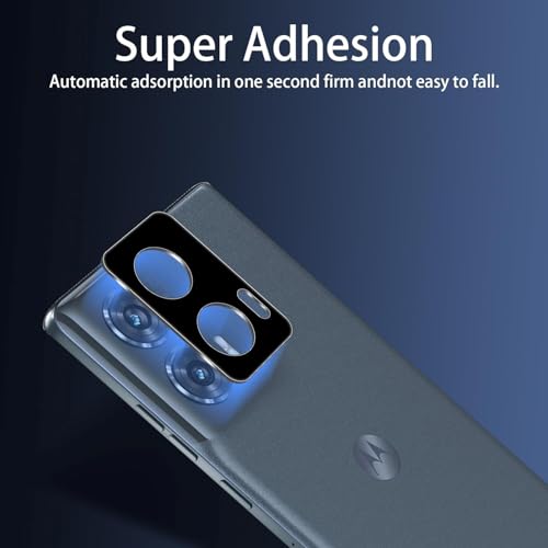 Image of Xmon Back Camera Lens Protector for Motorola Edge 50 Fusion (1 Pack) Premium Camera Glass Protector Guard, Anti-Scratch, Ultra-Clear, Easy Installation