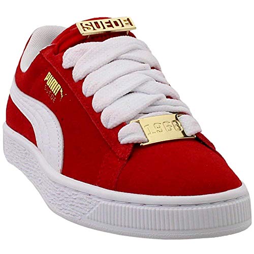 Puma Kids Boy's Suede Classic Bboy Fabulous (Big Kid) Flame Scarlet/Puma White 7