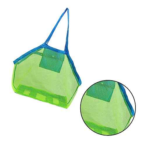 1pc Large Capacity Mesh Tote Bags for Beach Portable Storage Bag with Handle Dacron Material for Outdoor Use for Family Adventures and present Giving3