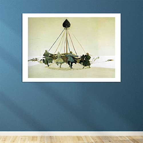 Impression Andrew Wyeth Snow Hill grand format pour habiller un mur
