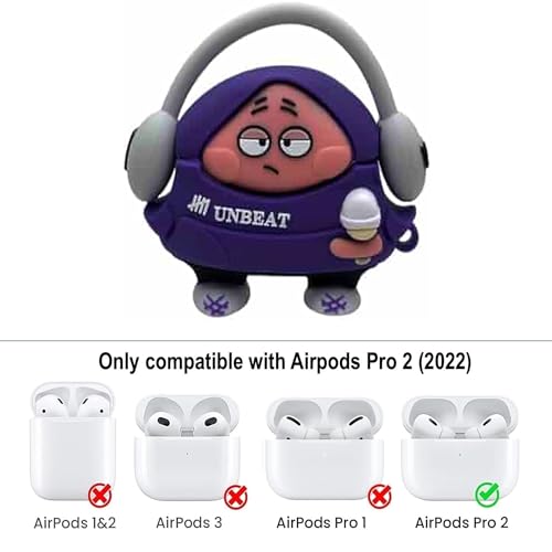Image of YODI Case Cover for Airpods Pro|Pro 2|Airpods Pro 3|Airpods 4 Pouch, Silicone Cases with Cleaner Kit 360 Drop Protection,Shock-Resistant ([Headphone - Unbeat ], Airpods Pro /Pro 2)