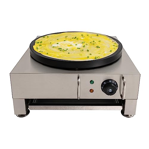 Crepes Maker Elektrisch aus Edelstahl,...