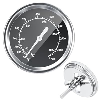 Hisencn Grill Thermometer for Monument Grills 17842 35633 24367, Temperature Gauge for Monument Grills, Monument Grills Thermometer Part