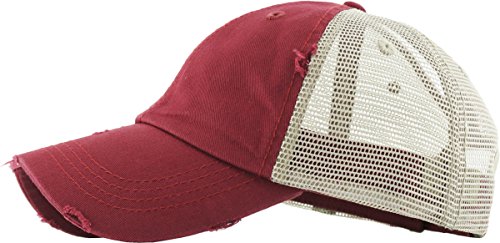 Image of Classic Plain Ponytail Messy High Bun Headwear Adjustable Cotton Trucker Mesh Glitter Hat Baseball Cap