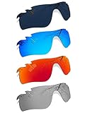  4 paia di lenti di ricambio polarizzate per occhiali da sole ventilati Oakley RadarLock.