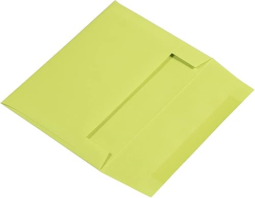 Miniatura 4 de JAM PAPER Sobres de invitación de colores A6 4 34 x 6 12 verde lima paquete de 50 unidades