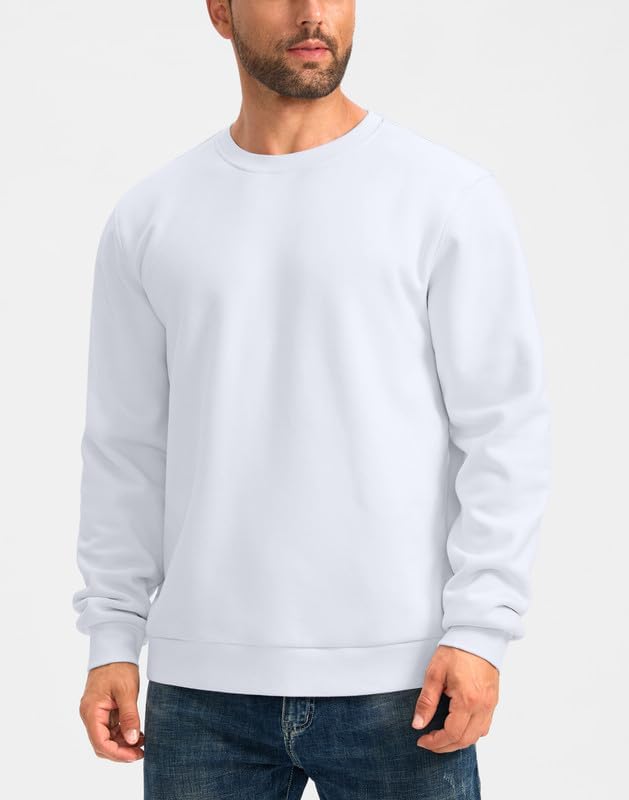 G Gradual Sherpa Lined Sweatshirts for Men Fleece Crewneck Sweatshirt Pullover Warm Shirts for Winter - Image 2