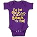 LSU Football Fans. I'm Too Cute to be a Bama Fan Purple Onesie (NB-18M) (6M).