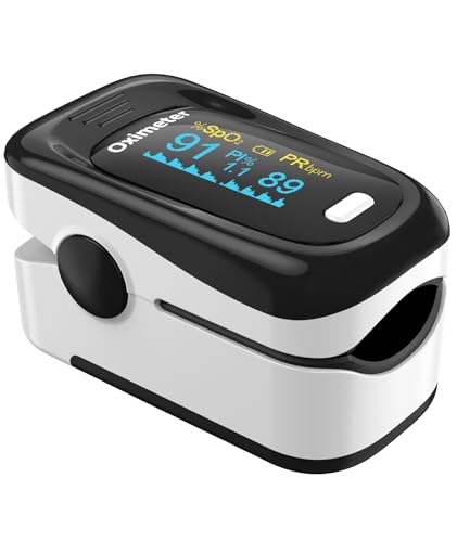 Yohcuro Fingertip Pulse Oximeter with Fast & High-precision SpO2 Measurement,