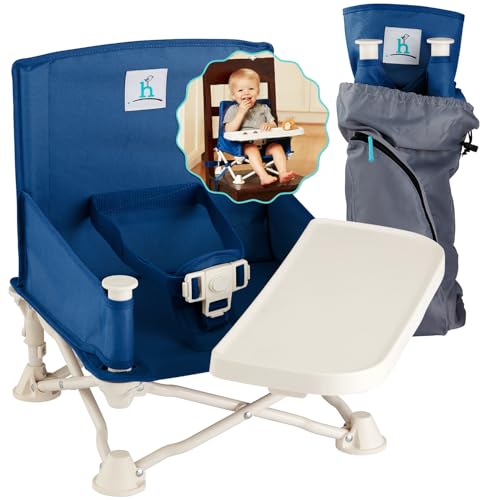 Hiccapop OmniBoost Travel Booster Seat with Tray for Baby | Foldi...