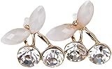 Cute Retro CHERRY 50s Strass Kirschen OHRSTECKER Rockabilly