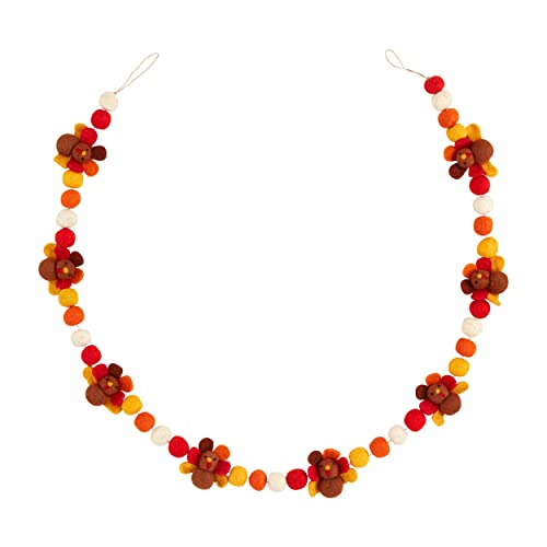 Mud Pie Thanksgiving Garland, Turkey Pie, 60"