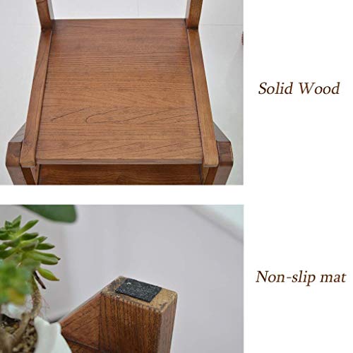 Taburete de escalera plegable de madera contra la falta de espacio 6