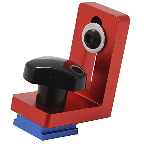Jteyult Woodworking Chute Dedicated Limiter Standard 30 T-Slot Miter Stop Sliding Miter Gauge Fence Connector Rail Retainer Chute Locator For Milling Woodworking #TOP6