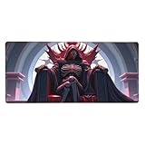 Utilisation au travail et aux jeux : conçu pour les tâches de bureau et les jeux sur les ordinateurs de bureau, ordinateurs portables, PC et consoles ; fonctionne comme un tapis de souris de jeu gothique rouge squelette roi et également comme tapis de bureau pour les configurations multi-appareils