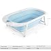 Fascol Bañera Plegable para Bebés 0-36 Meses, Baño Bebe con Red de...
