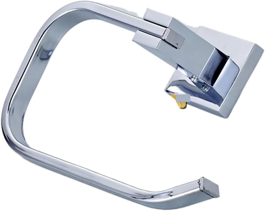 Stainless Steel Bathroom Hardware Set Chrome Polished Toothbrush Holder Paper Holder Towel Bar Bathroom Accessories Square Shape(Soap dish)